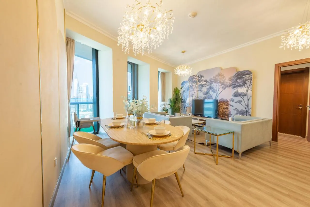 First Class 2Br With Full Dubai Skyline & Sea View Apartamento
